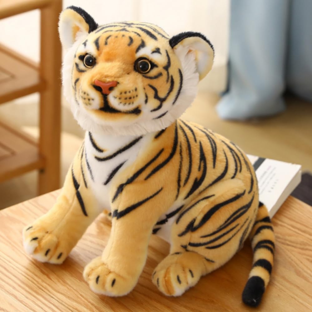 OUKEYI 9 in/23cmTigers Plush Toy Stuffed Animal Plush Cat - Image 2