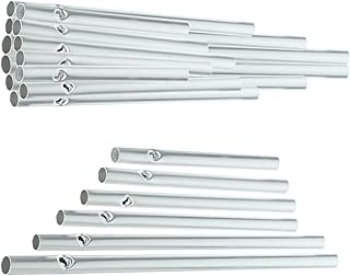 NUSITOU 3 Conjuntos De Sinos De Vento DIY Sinos De Vento Mini Ferramenta Música Artesanato Tubos De Sino De Vento Tubos De Metal Para Sinos De Vento Acessórios De Sino De Vento Tubos De