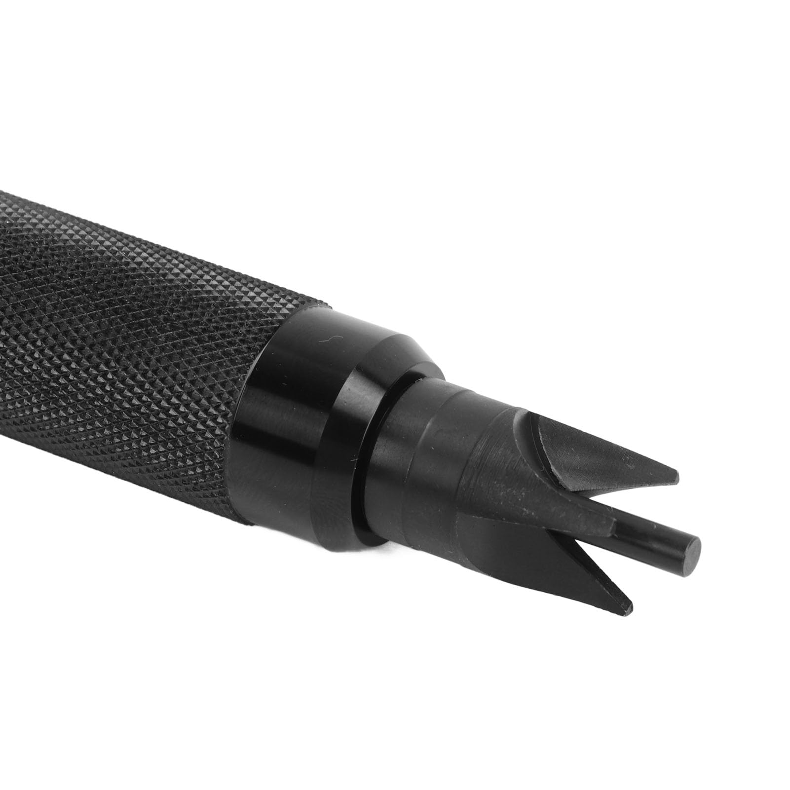 Aluminum Alloy Prep Multitool with Chamfer Deburring Tools, Compact and Portable Design, Anti slip Handle, Multi functional for Reloading, Removing Crimps and Preparat (Black)