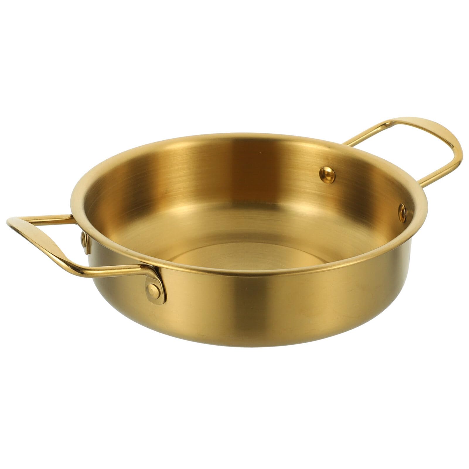 Kichvoe Stainless Steel Wok for Hot Pot Cooking Seafood and Noodle Pot for Home and Restaurant Use Easy to Clean Rapid Heating Energy Saving Cooking Pan