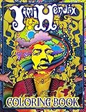  Jimi Hendrix Coloring Book: Premium Unofficial Jimi Hendrix Coloring Books For Adults, Tweens