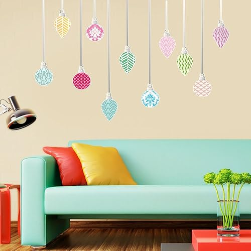 día festivo Adornos calcomanía decorativo para pared Kit – Adhesivo de Pared, Navidad Kit by chromantics