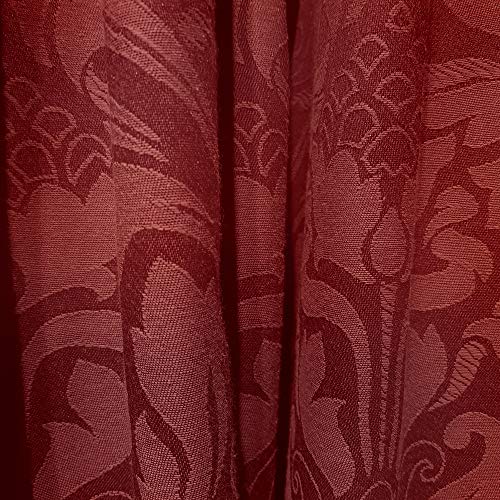 Fusion Eastbourne Curtains, 229 x 183cm, Burgundy - Image 2
