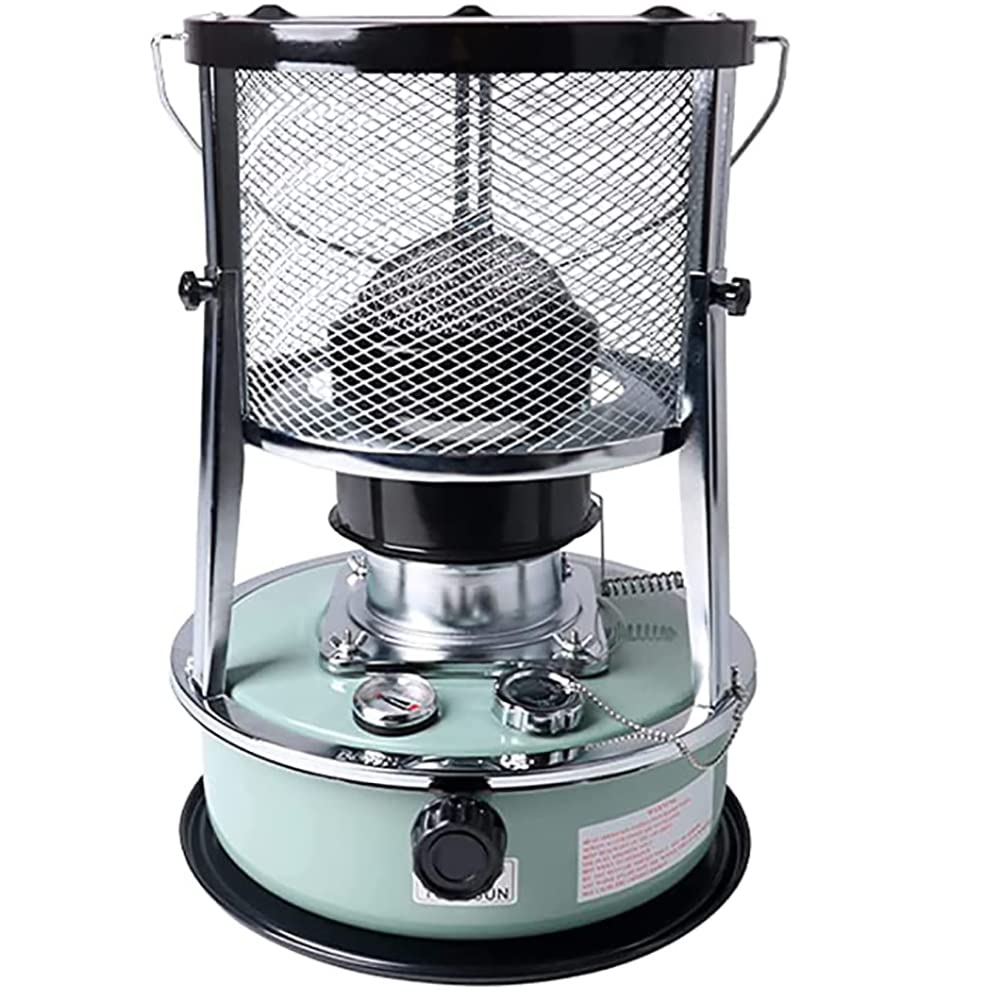Riscaldamento a 360°, terrazza, Patio, Stufa a Cherosene a Potenza di Fuoco Regolabile, casa 4,5 l, per Interni ed Esterni, Stufa a Cherosene, Campeggio