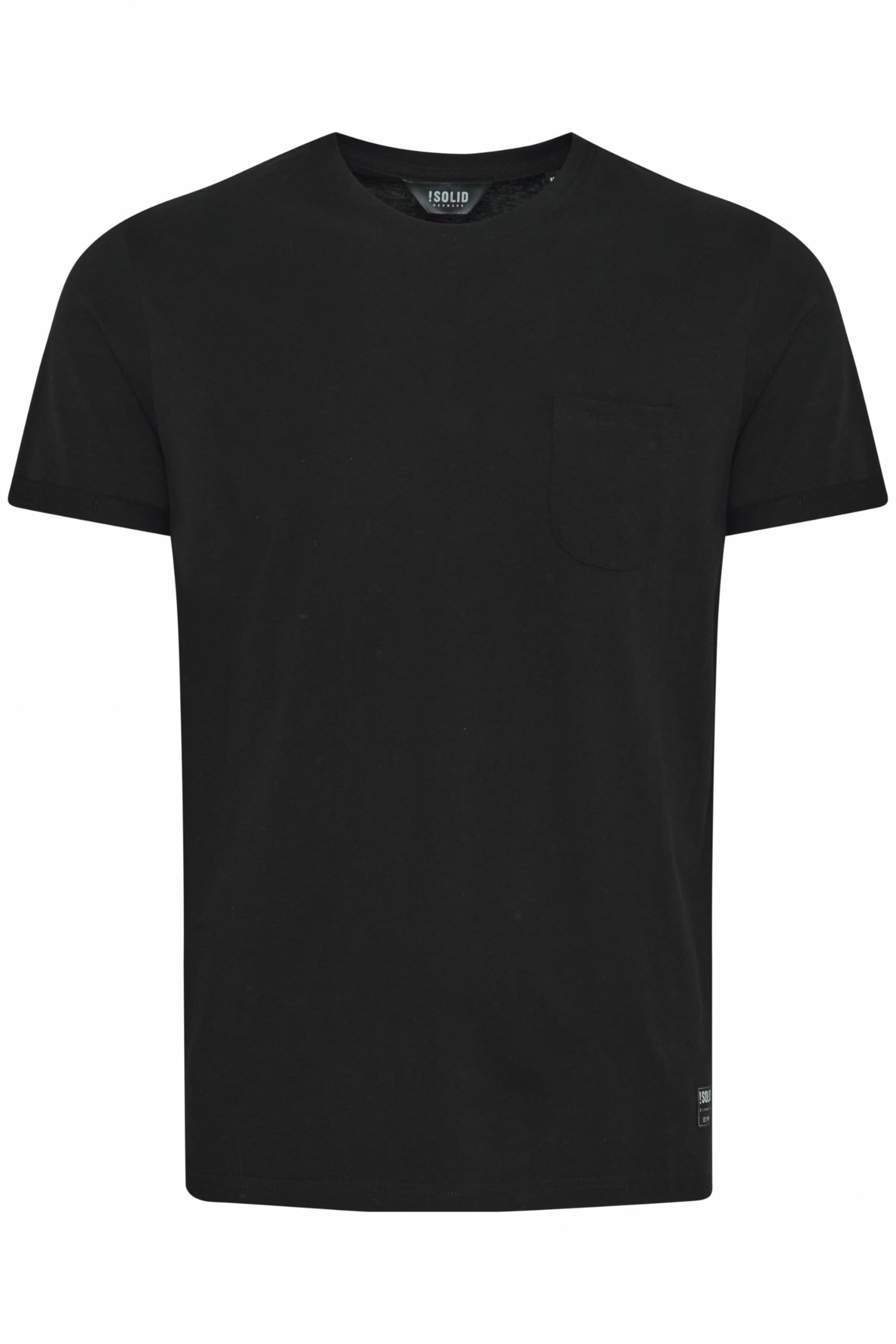 !Solid SDBob Herren T-Shirt Kurzarm Shirt mit Rundhals-Ausschnitt Brusttasche Baumwollmischung Regular fit