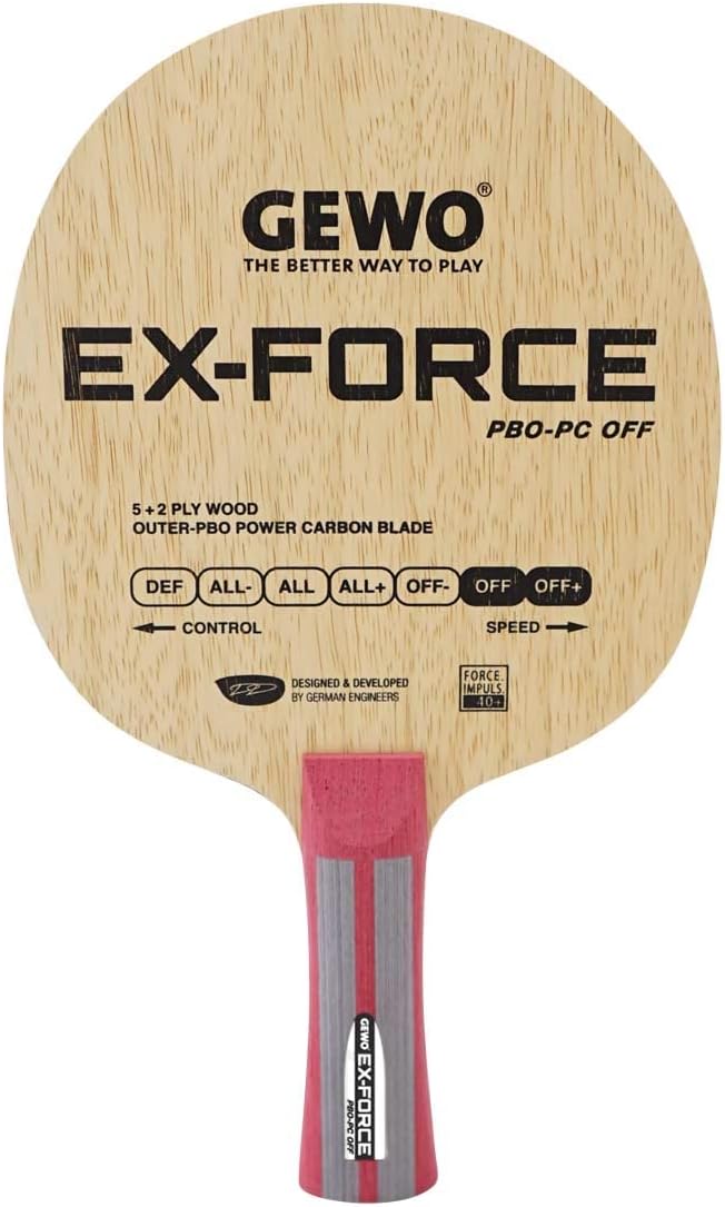 GEWO Ex Force PBO-PC Offensive Plus Table Tennis Blade