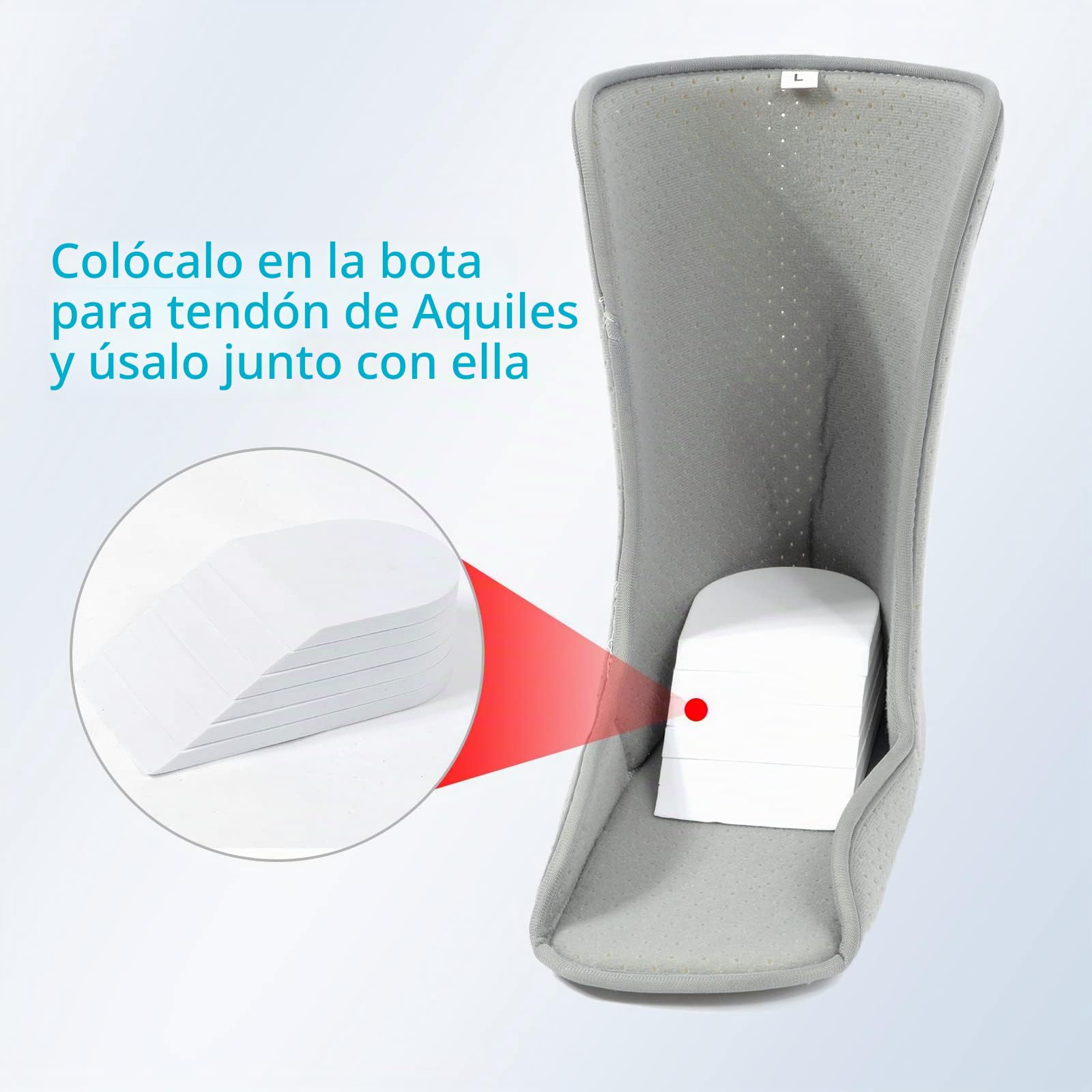 Bota inflable para fracturas, soporte para caminar con cámara de aire médica, bota para caminar para recuperación de tobillo esguince de tobillo, fractura de estrés, fractura de pie roto y
