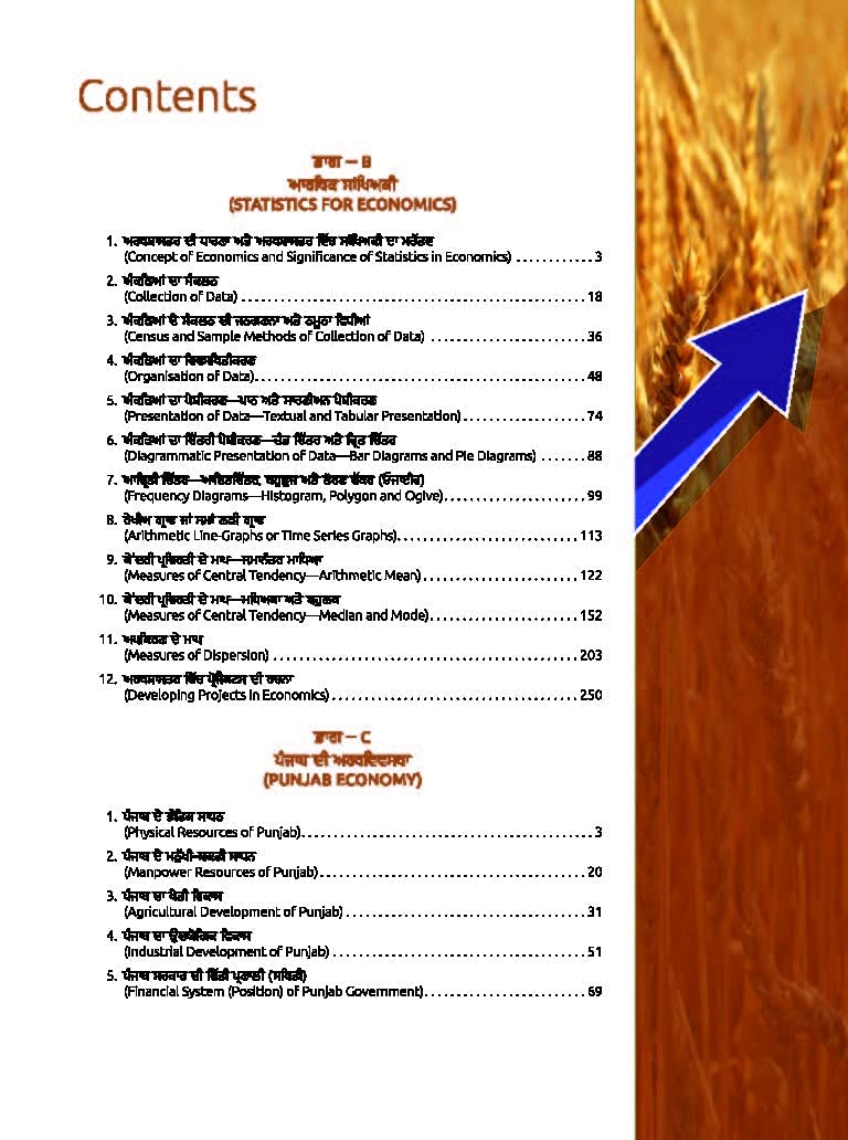 Statistics For Economics And Punjab Economy Class 11 21 22 Examination Set Of Two Books Punjabi T R Jain And V K Ohri Amazon In Books