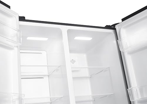 GEDTECH Réfrigérateur multi-portes GSBS510BL 510L (324L + 181L) - Distributeur d'eau - Noir - 12