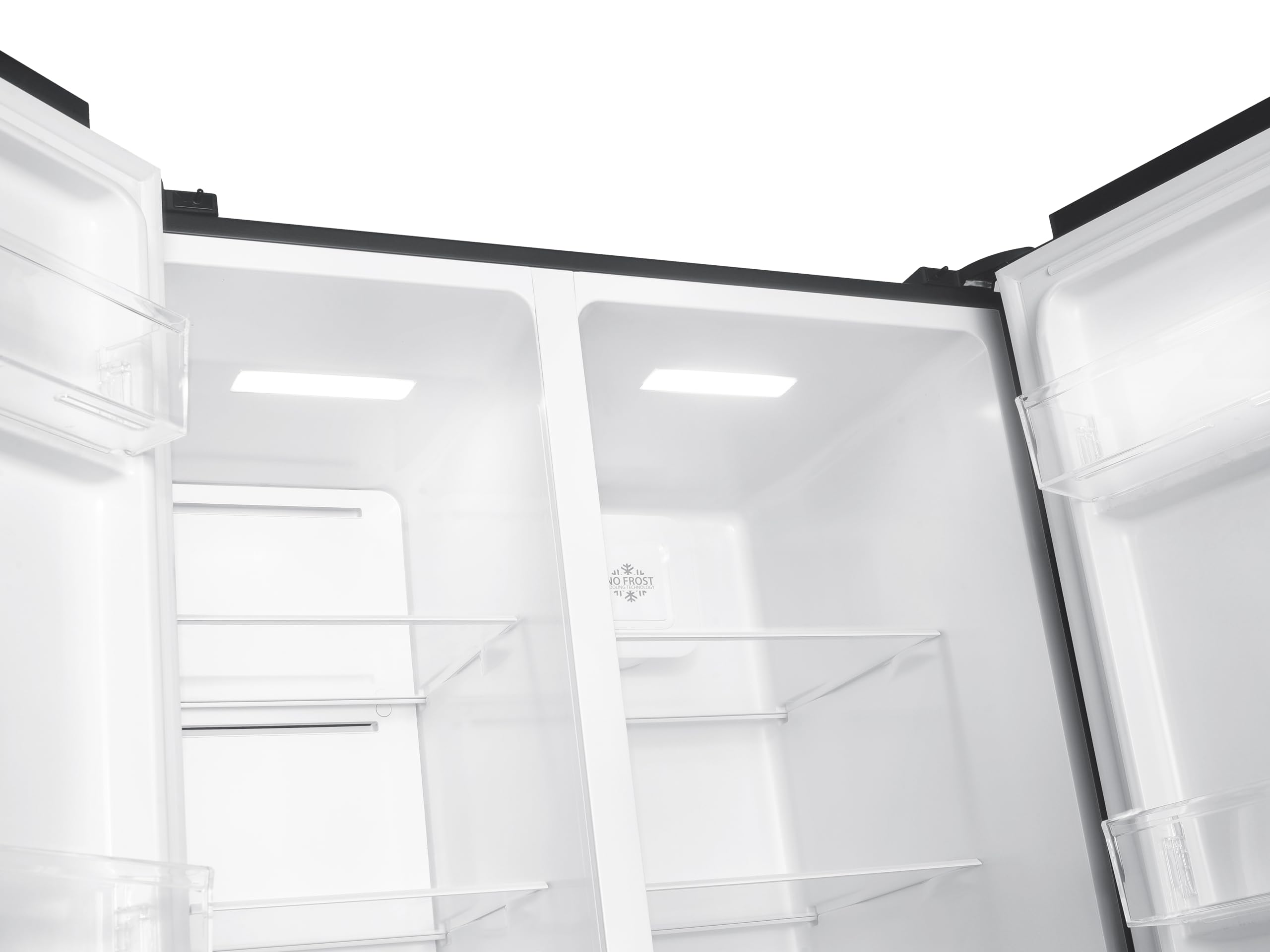 GEDTECH GSBS510BL 510L (324L + 181L) - Frigorífico multipuerta, dispensador de agua, negro