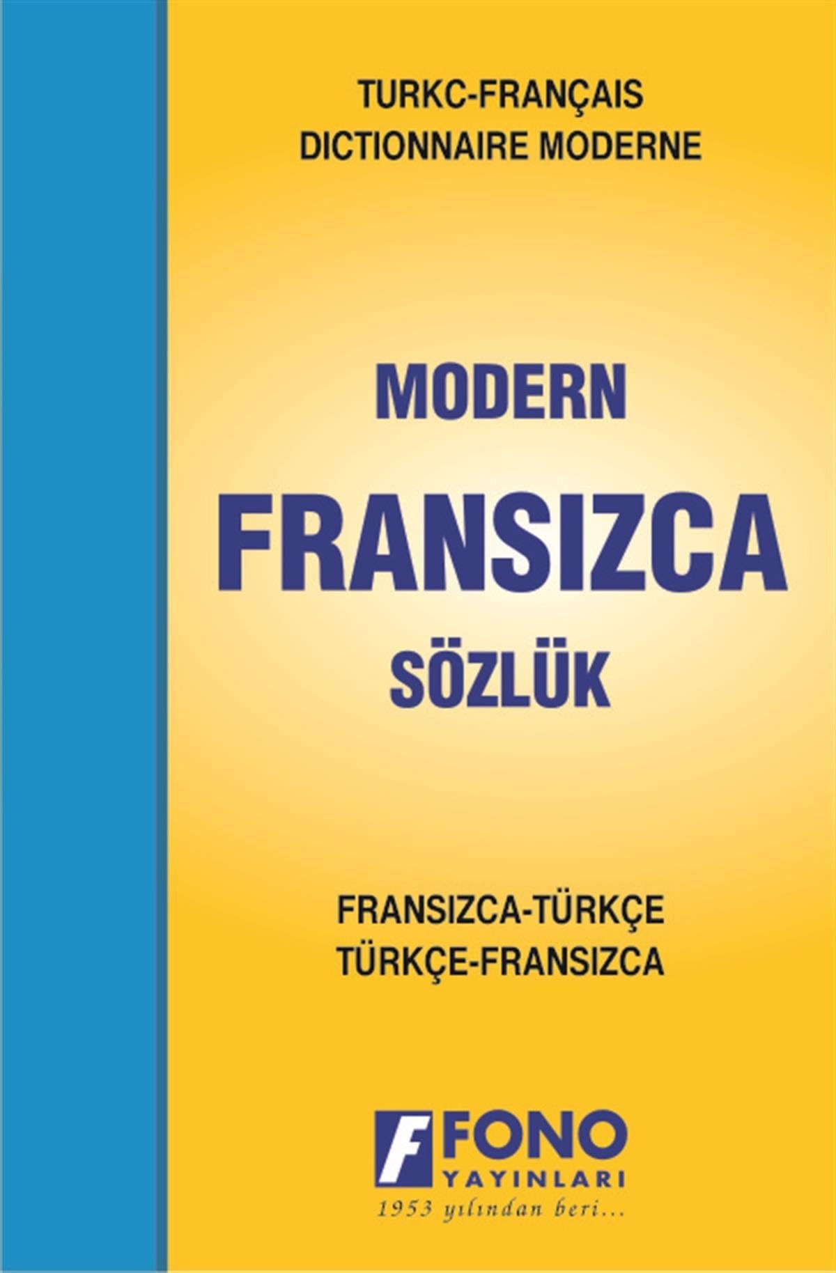 Dictionnaire moderne français-turc / turc-français moyen format