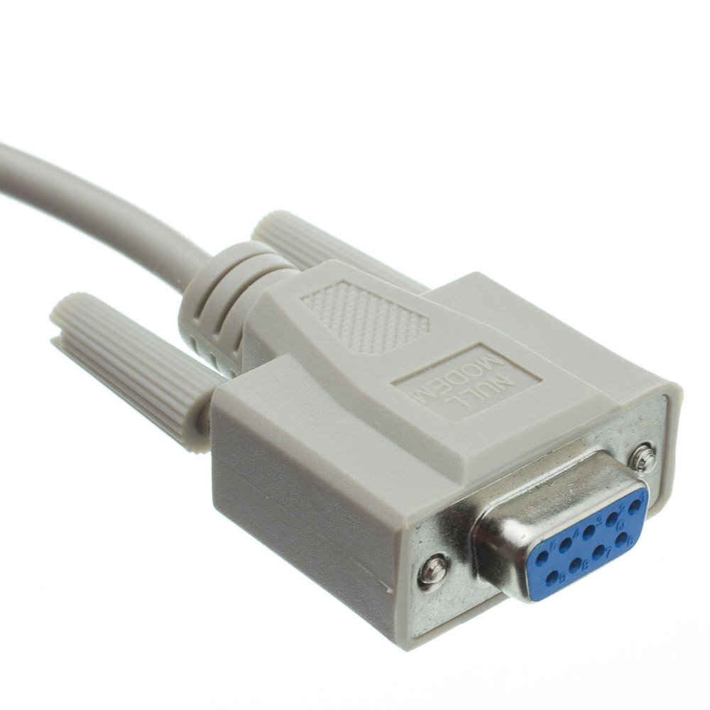 Câble Null Modem RS232 DB9 10m - DB9 Mâle Vers Femelle System-S
