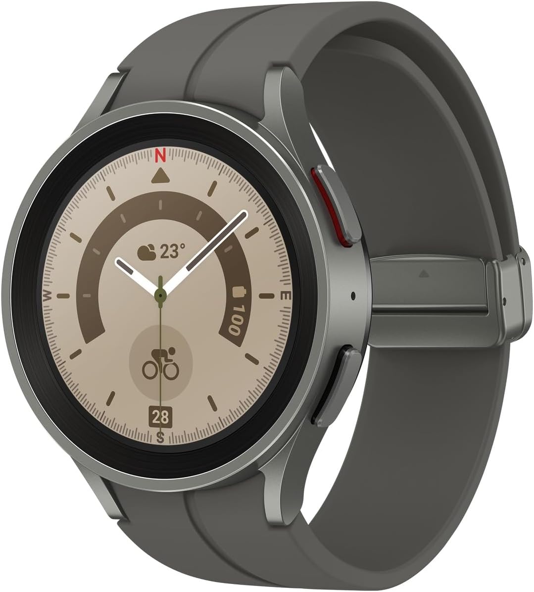 Samsung Galaxy Watch 5 Pro [Bluetooth + 4G LTE] [45mm] [Grey Titanium] [As New]