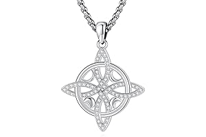 Bruja Knot Amuleto de Protección Plata 925 | A Safeguard Woven in Silver's Embrace