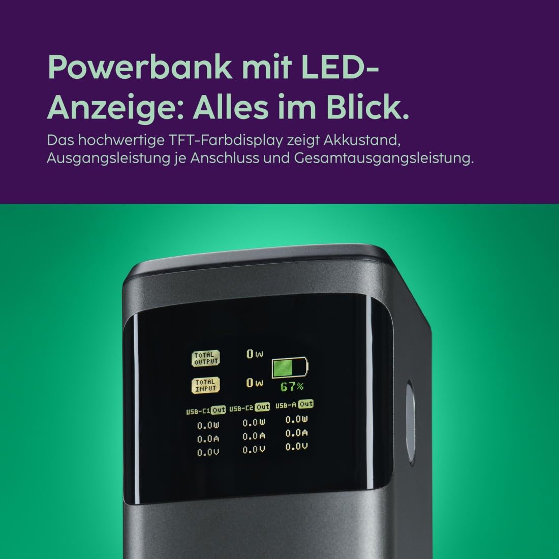 Hama Power Pack „High Power (externer Akku mit 200 Watt Schnellladung, Power Delivery und Quickcharge, 24000 mAh, 2X USB-C, 1x USB-A, Akkuanzeige, kompaktes Reiseformat, Zertifiziert) grau | externer Akku mit 200 Watt, grau, Power Delivery und Quickcharge