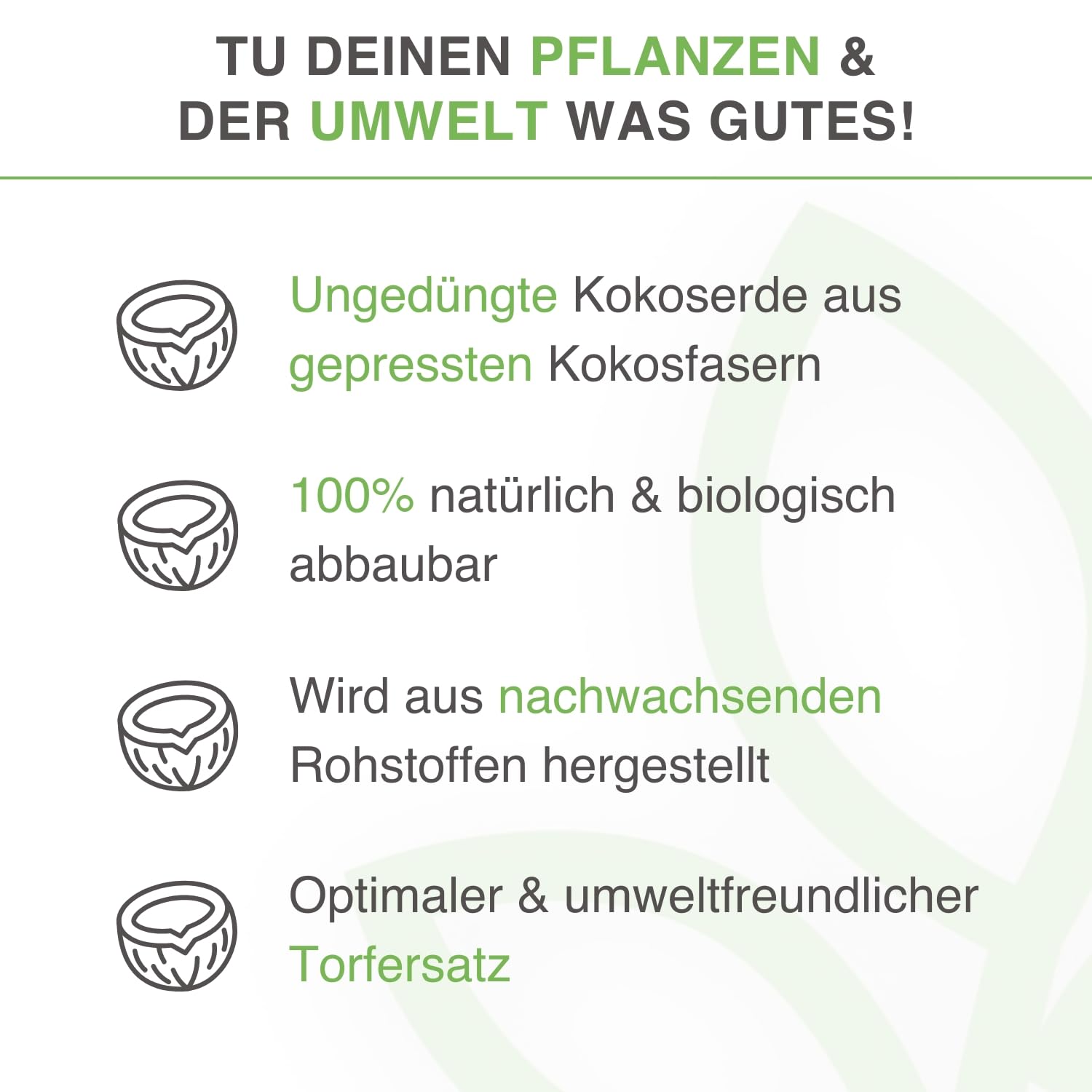 Ladrillo de humus 10 x tierra de coco 90 litros de tierra prensada de fibras de coco sin turba sin fertilizar 100% natural y biodegradable para jardín maceta y terrario 10 x aprox. 650 g