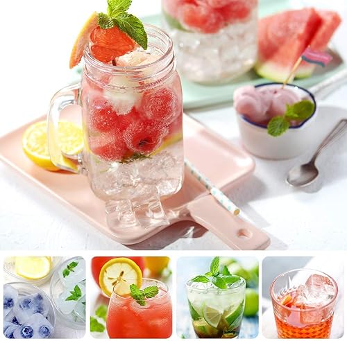 Miniatura 9 de Bandeja para cubitos de hielo paquete de 3 bandejas de hielo de silicona flexibles de fácil liberación 15 moldes para cubitos de hielo bandejas