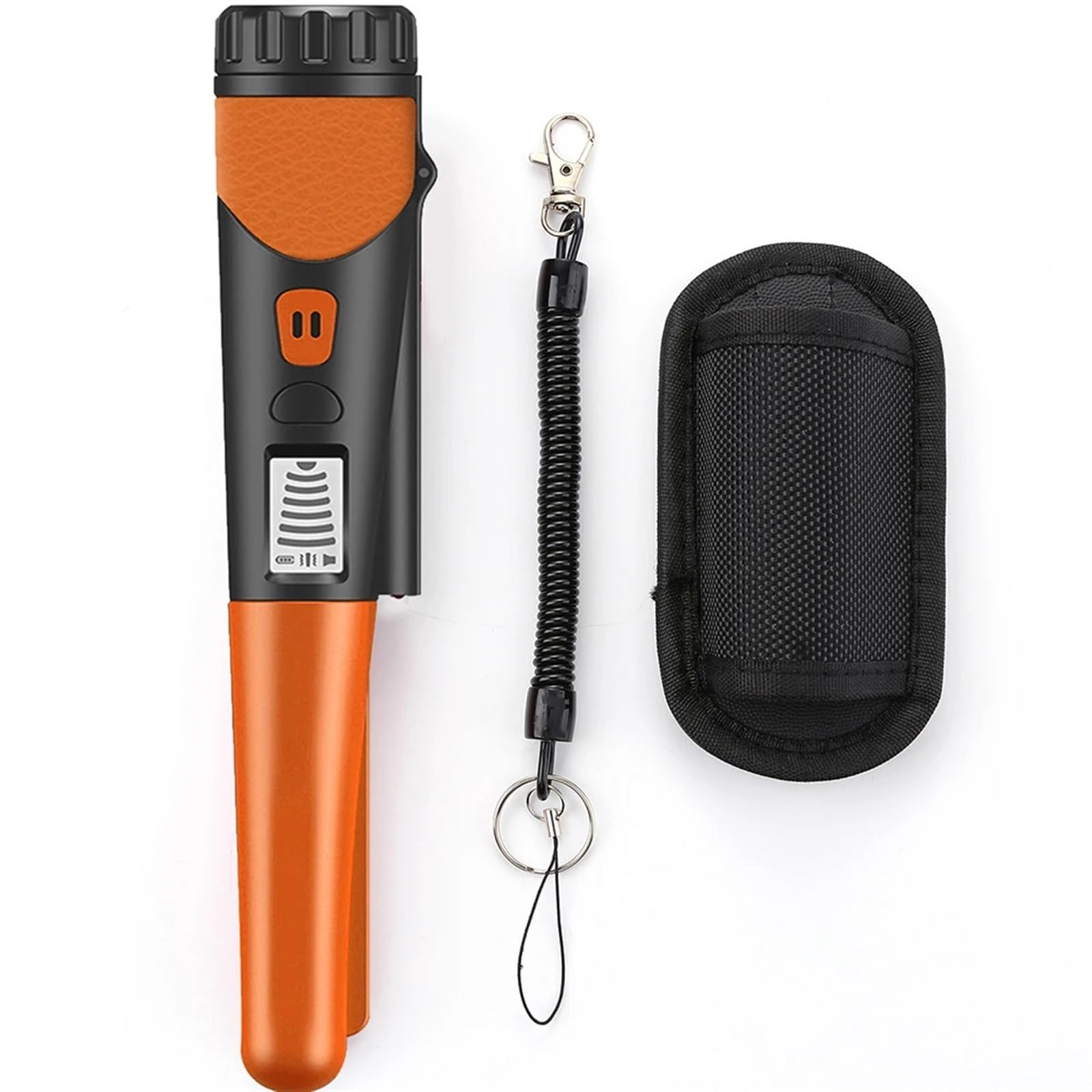 JVDDI GP-Pointer Handheld Metal Detector Pinpointer Waterproof Metal Search Gold Detector Professional Positioning Treasure Hunter(Oranje)