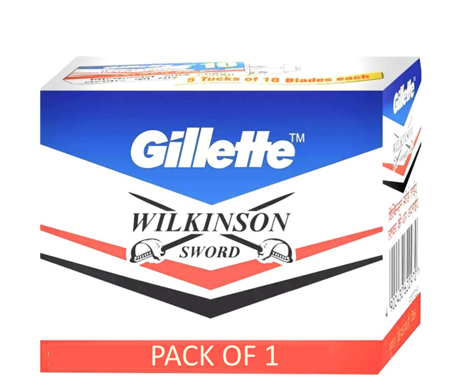 Gillette Wilkinson Sword Blades – (Count of 10)