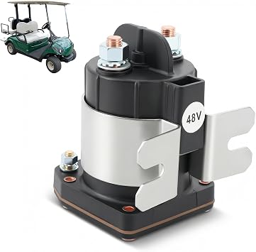 48V 4 Terminal Golf Cart Heavy Duty Solenoid Relay Assy Replacement for G22/G29 Drive Electric 2007-up JU6-H1950-00