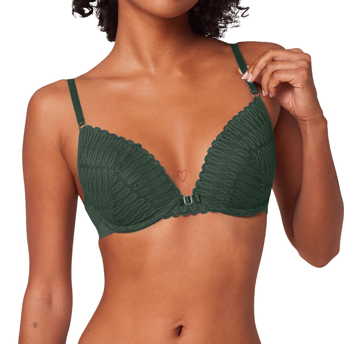 Triumph Women's Aura Spotlight T WHU Bra, Green Kiss, 36D