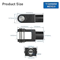 Vista 5 de Baomain Brida de pie CY-125 para trabajo de montaje de pie con cilindro estándar neumático SC 125