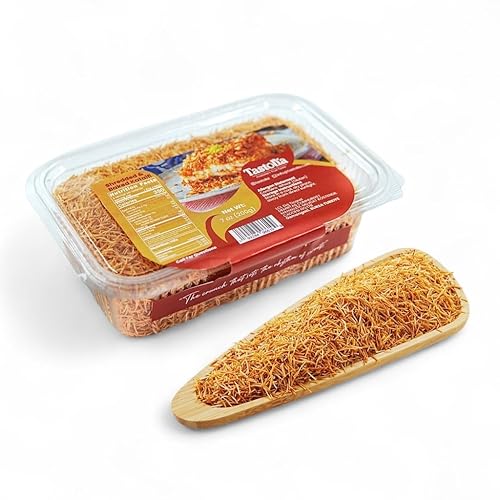 Tastolia Kataifi horneado rallado (Kadayif) - 7 oz (200 g) Masa de fillo crujiente tostado y tostado para chocolate Dubai, Kunafa, Knafeh, pudines