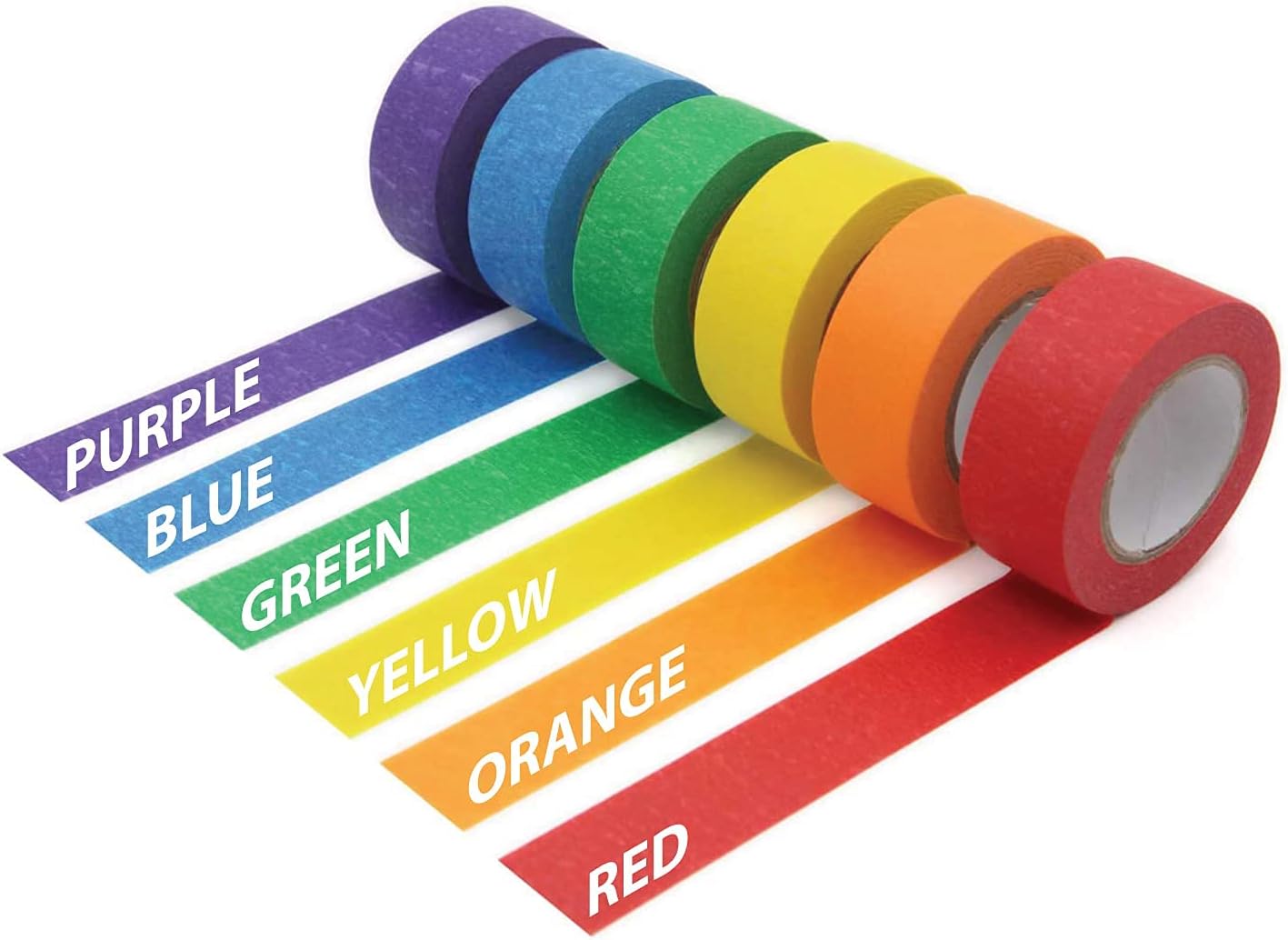 KASTWAVE Color Masking TapeCraft Tape, Painter Tape, Very Suitable For