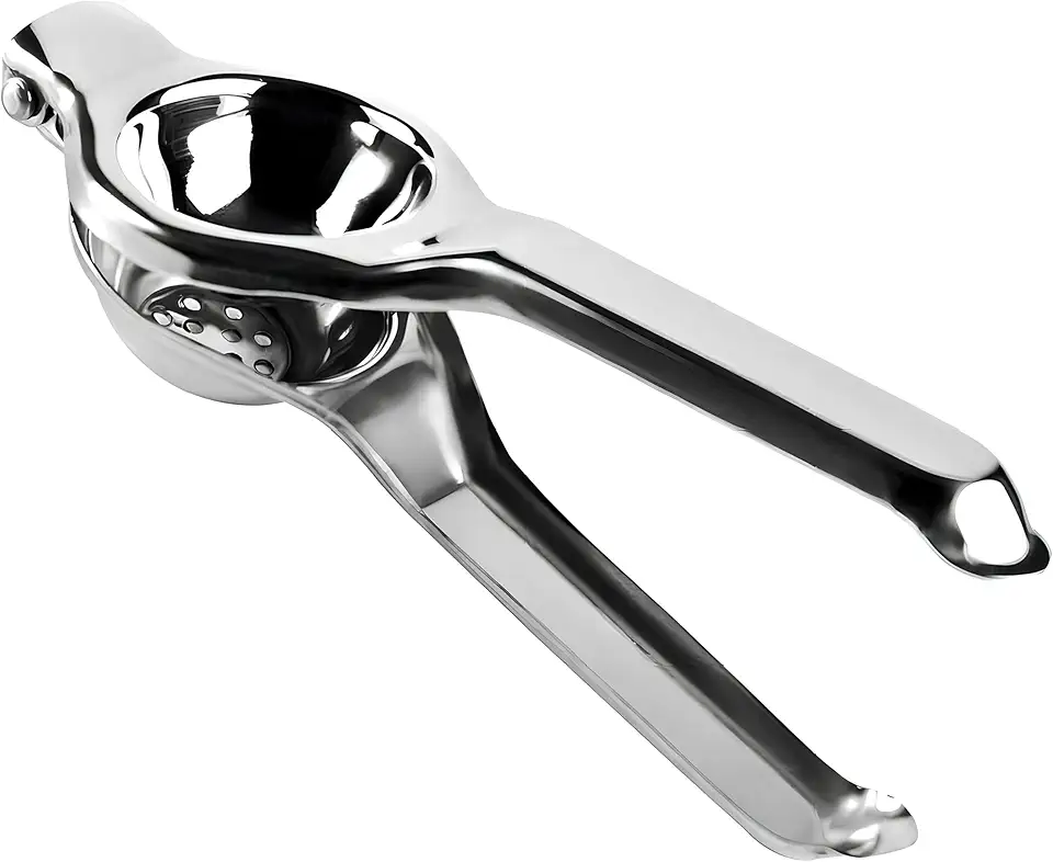 Espremedor de Limão Profissional em Aço Inox Alta Durabilidade, Extração Fácil e Completa de Suco, Resistente e Prático para Uso Diário linha Premium