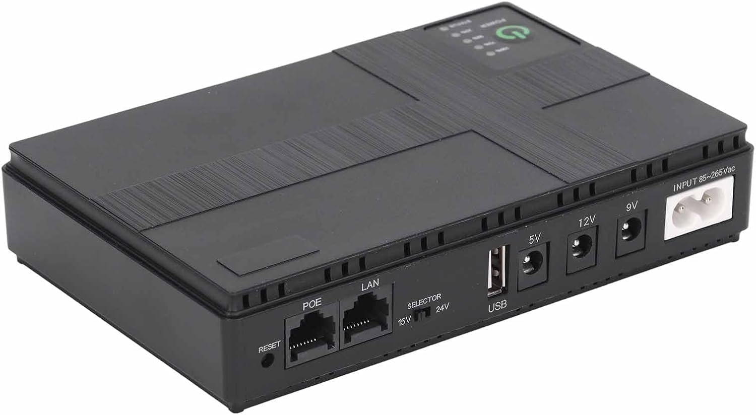 Mini UPS Batterie de Secours, 10400mAh 18Wh Alimentation sans Interruption avec DC 12V 9V 5V 2A Sortie pour Routeur sans Fil, Modem, Lumière LED, Caméra de sécurité, Smartphone