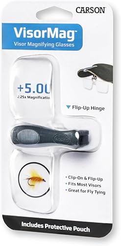 Miniatura 13 de Carson Lente de aumento con clip óptico VisorMag 2x Power (+4.00 dioptrías) para sombreros VM-12