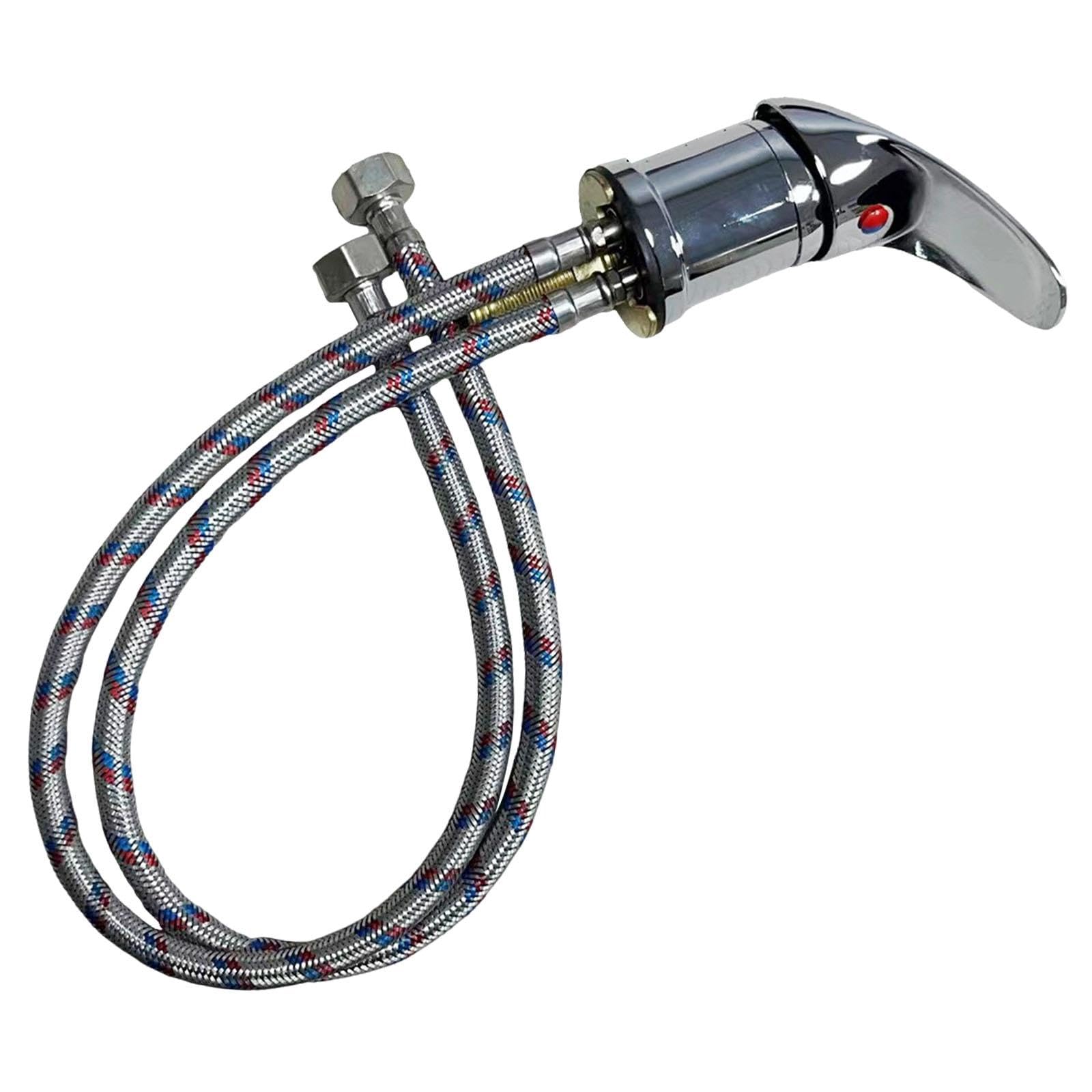 Shampoo Bowl Faucet Easy Installation Replace Parts Zinc Alloy Salon Water Faucet for Rinse Basin Washing Hair Backwash Unit