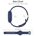 Tobfit Waterproof AT Bracelet for Kids – Soft Silicone AT Holder for Apple AT (2nd Gen & 1st), Adjustable Anti-Loss Watch Band for Kids 3 Years and Up - Midnight Blue gallery image