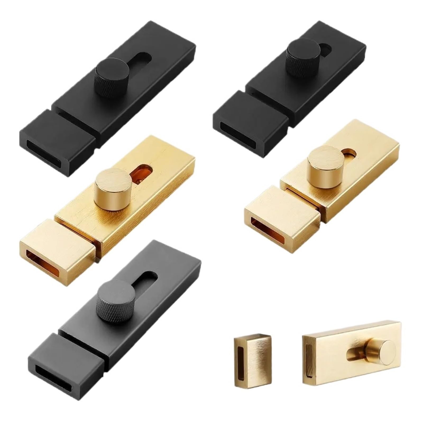 Klamra do drzwi ze stopu aluminium Hasp Zabezpieczenie przed kradzieżą Zatrzask okna Osprzęt zamka stodoły(B3,4inch)
