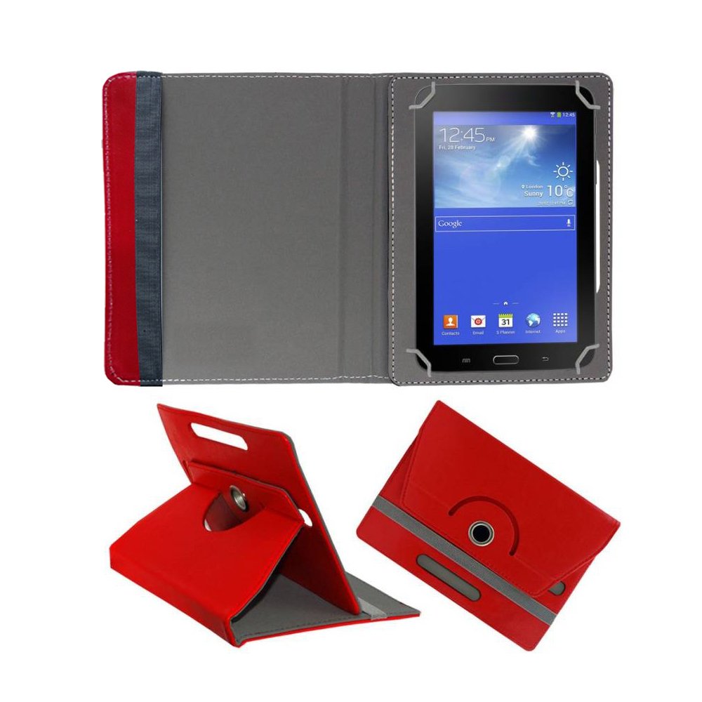 Fastway Rotating 360° Leather Flip Stand Cover for Google Nexus 7 2013 Tablet (Wi-Fi, 32 GB)(Wi-Fi Only) -Red (B018ZFOU4S) Amazon Price History, Amazon Price Tracker