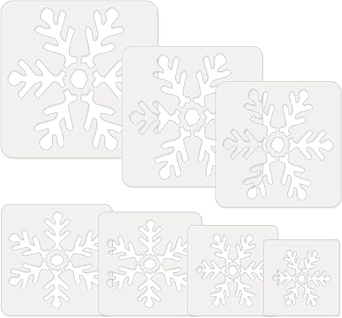 Miniatura 8 de 14 Pieces Large Stencil for Painting on Wood Plastic 5 Point Stencil Template Paint Stencils for Fabric Walls Arts Paper Home Decoration (Heart)