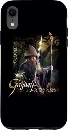 The Hobbit Gandalf Sword and Staff Case for iPhone XR