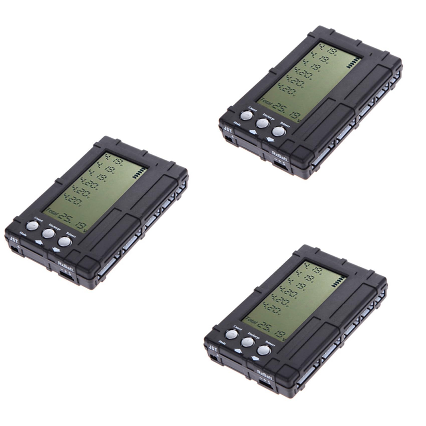 Ctrlzs Light 3X Lcd Rc Battery Discharger Balancer Meter Tester For 2-6S Lipo Li-Fe Battery Voltage Meter