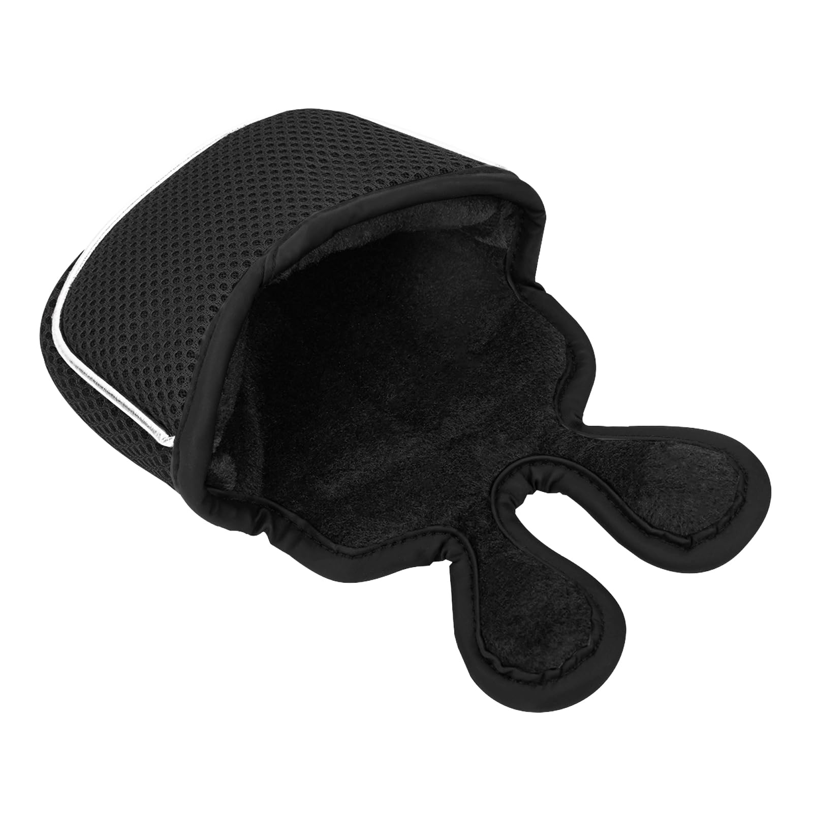 Andux Mallet Cover Golf Putter Head Covers per albero centrale Putter Nero MT/TG17, Quadrato