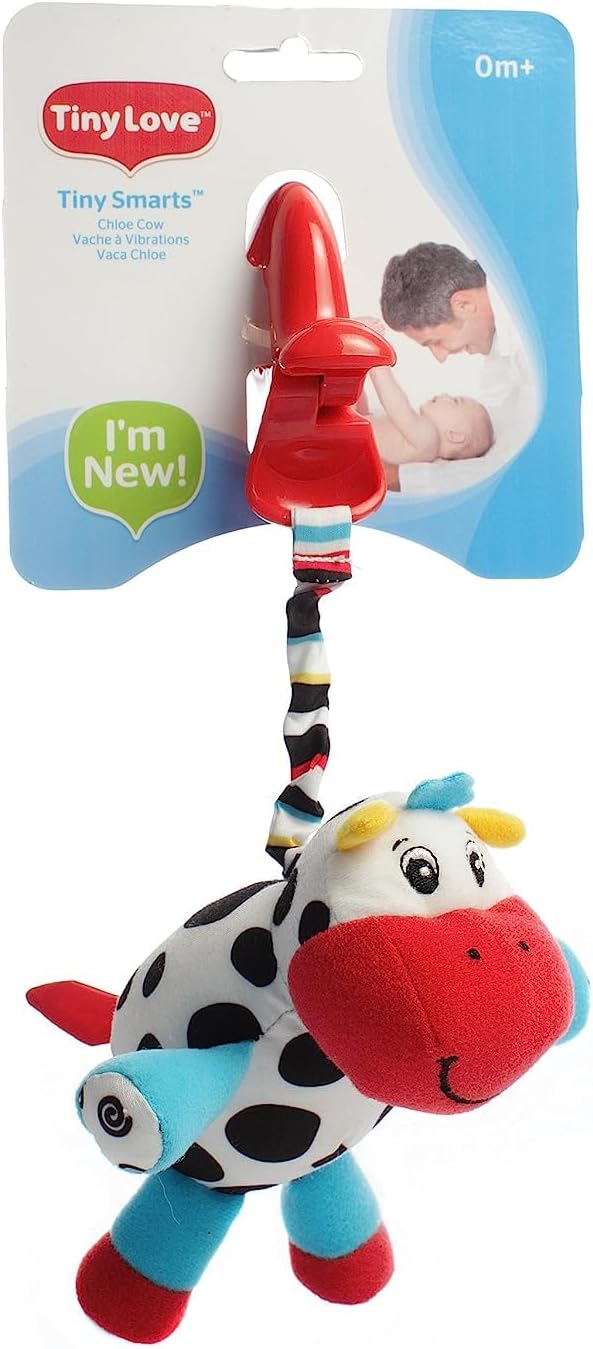 Tiny Love Smarts Clip on Toy, Chloe Cow