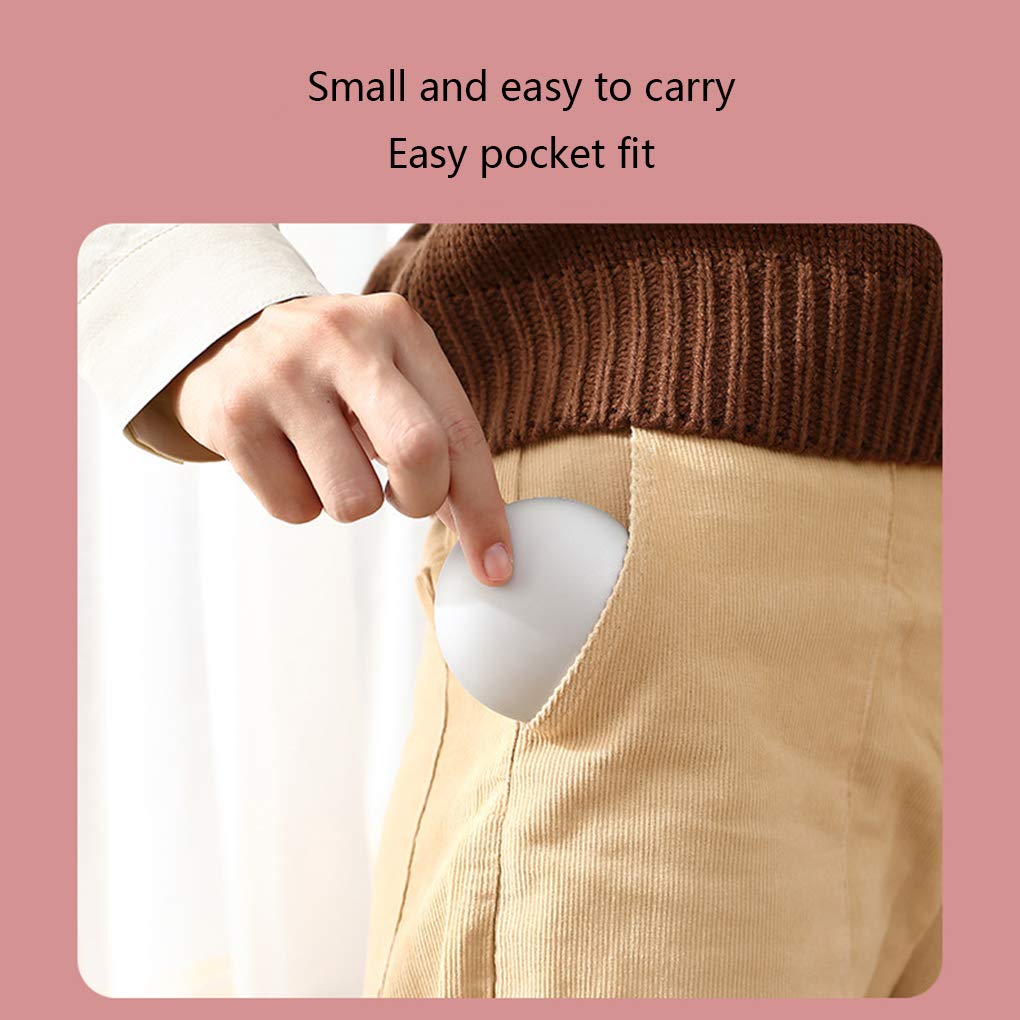 Inverno Scaldamani Elettrico, Scaldamani USB Ricaricabili, Portatile Power Bank, Scaldino Tascabile Riscaldamento Laterale Doppio, Ottimo Regalo Comfort, Metal Silver