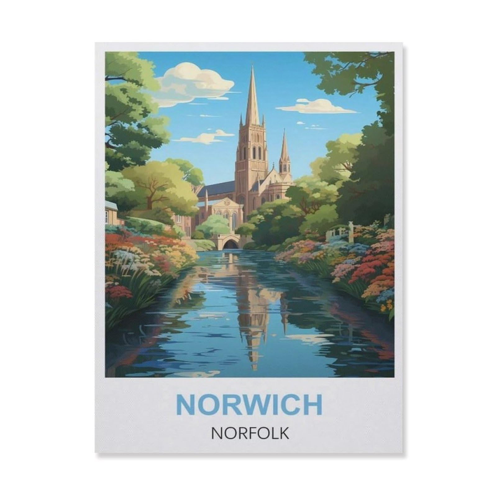 Metal Signs，Norwich Norfolk(20x30cm）
