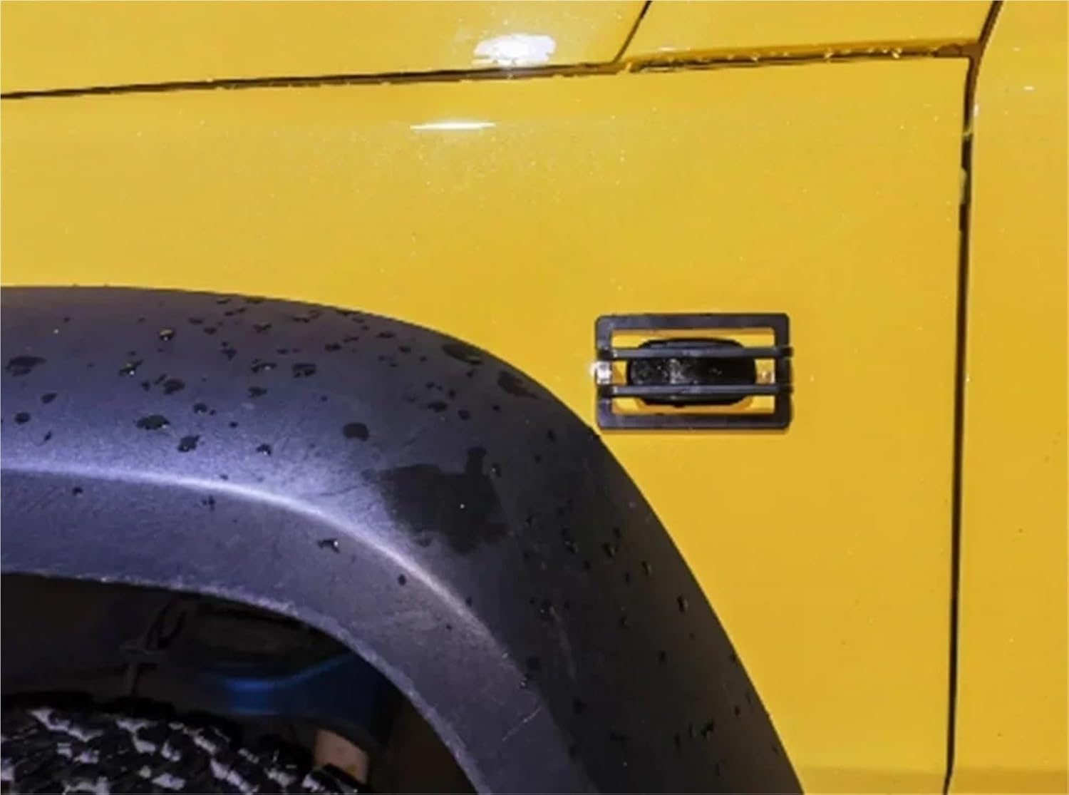 Jimny Exterior Accessories Side Fender Turn Signal Light Lamp Cover Side Marker Lamp Trim Compatible For Suzuki Jimny JB64 JC74 JB74 2019+(Matte Black)