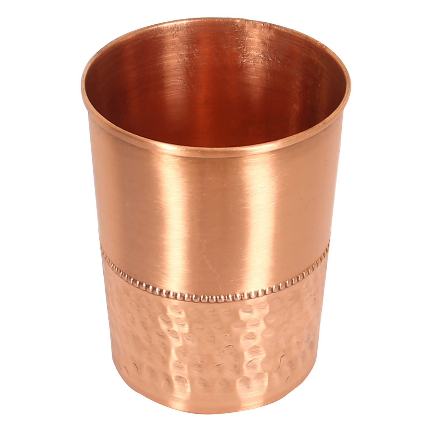 Kuber Industries Glasses | Copper Drinking Water Glass | Serving Water Glasses | Hammered Copper Glass Tumbler for Kitchen & Health Benefits | Set of 2 | Copper (B0C3345V6M) Amazon Price History, Amazon Price Tracker