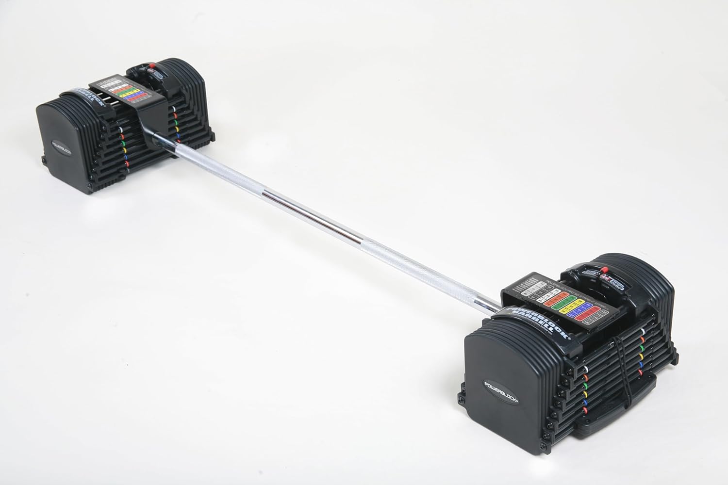 PowerBlock Pro Series Straight Bar – Compatible with PowerBlock Pro Series Adjustable Dumbbells, Weightlifting, Curling Bar, Weight Bar, Workout Equipment, Strength Training