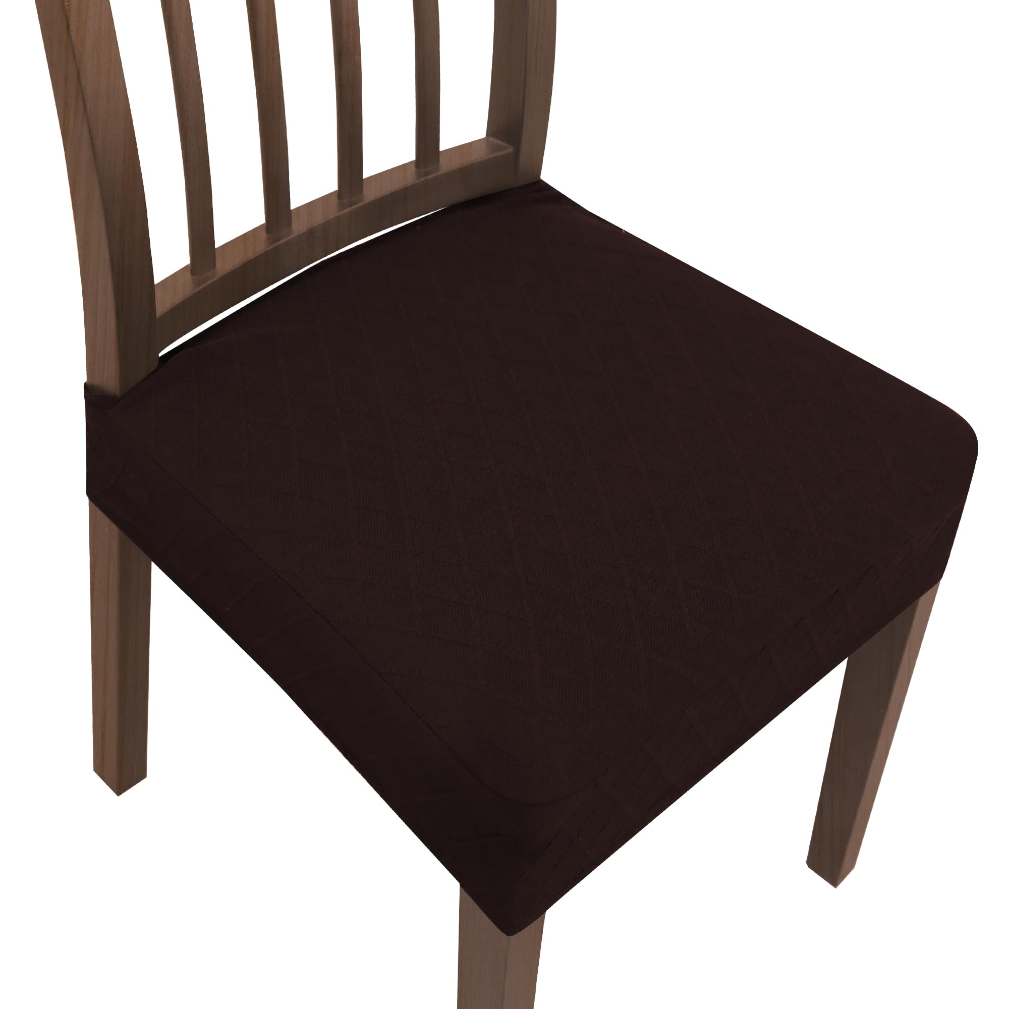 DREAHOTEXTIL Fodere Coprisedia per Sala da Pranzo Copri Sedia da Cucina Elasticizzato Lavabile Coprisedie Cucina Senza Schienale Coprisedia Elegante Imbottito Universali Cuscini Sedie Chair Cover