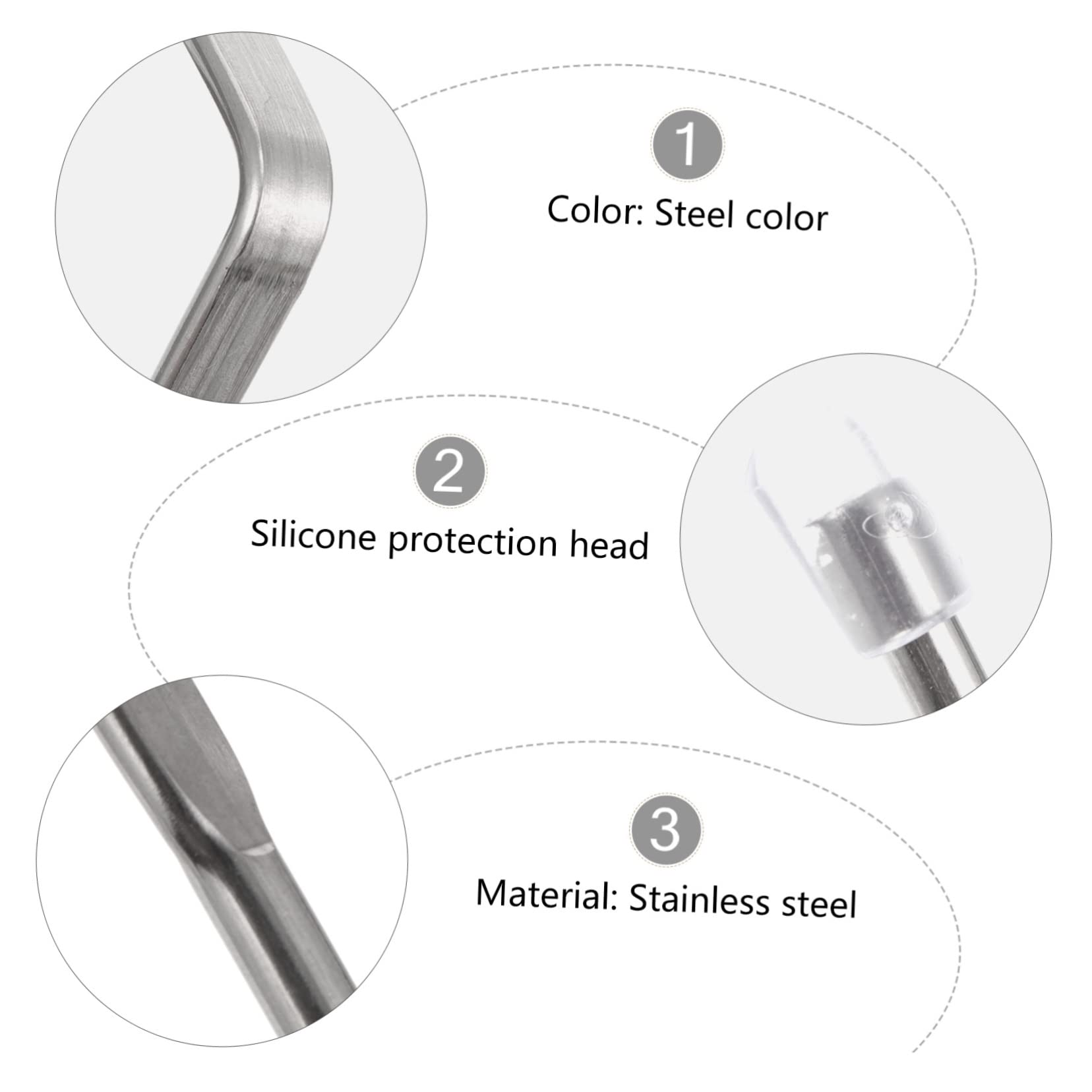 VASDEV 15 Ganchos de Acero Inoxidable para Montaje en Pared, Perchero de Ropa, Ganchos de Metal, Colgador de Taza de café, Gancho sin Perforaciones, Ganchos de Pared para baño, Colgador t