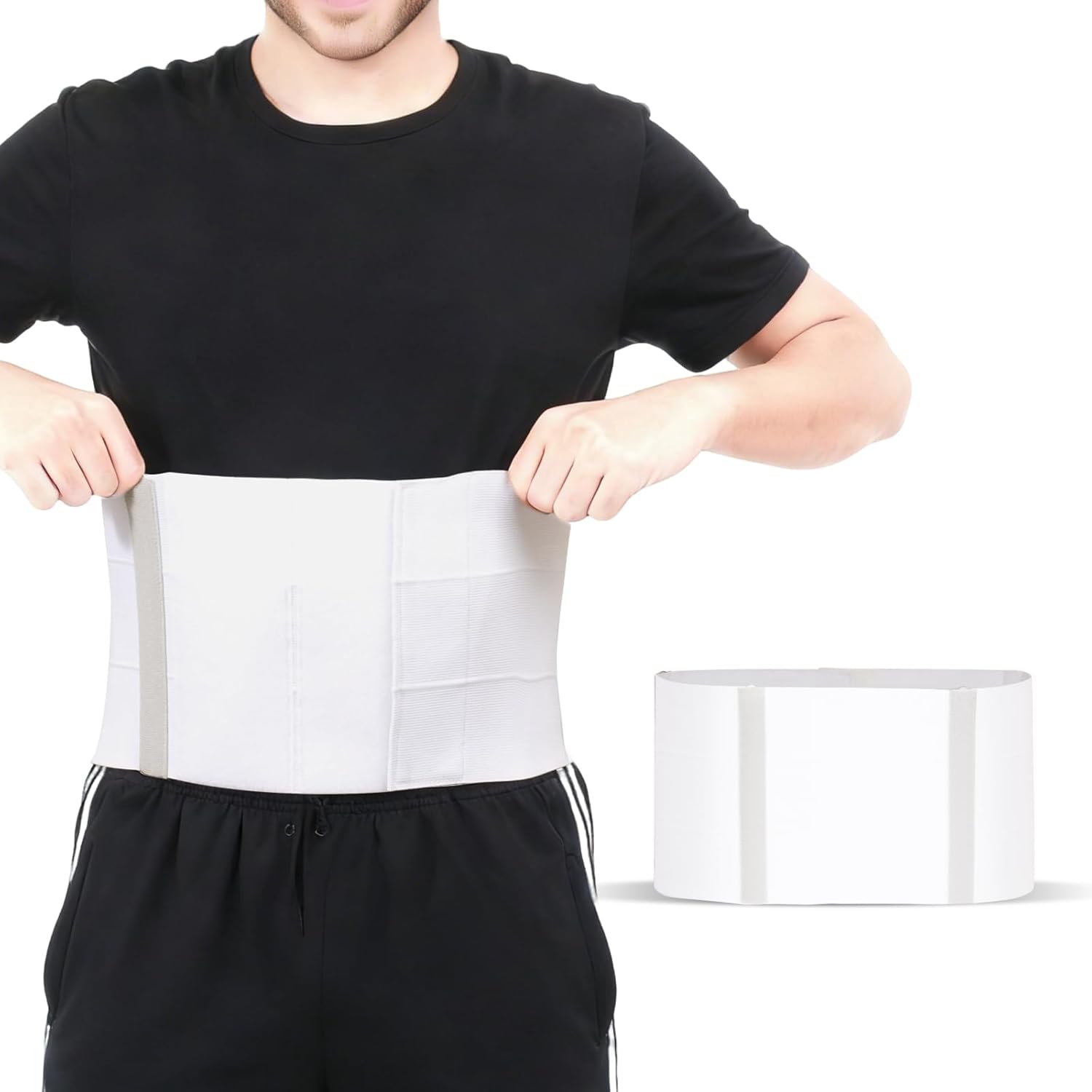 Rib Brace Broken Rib Belt(White)