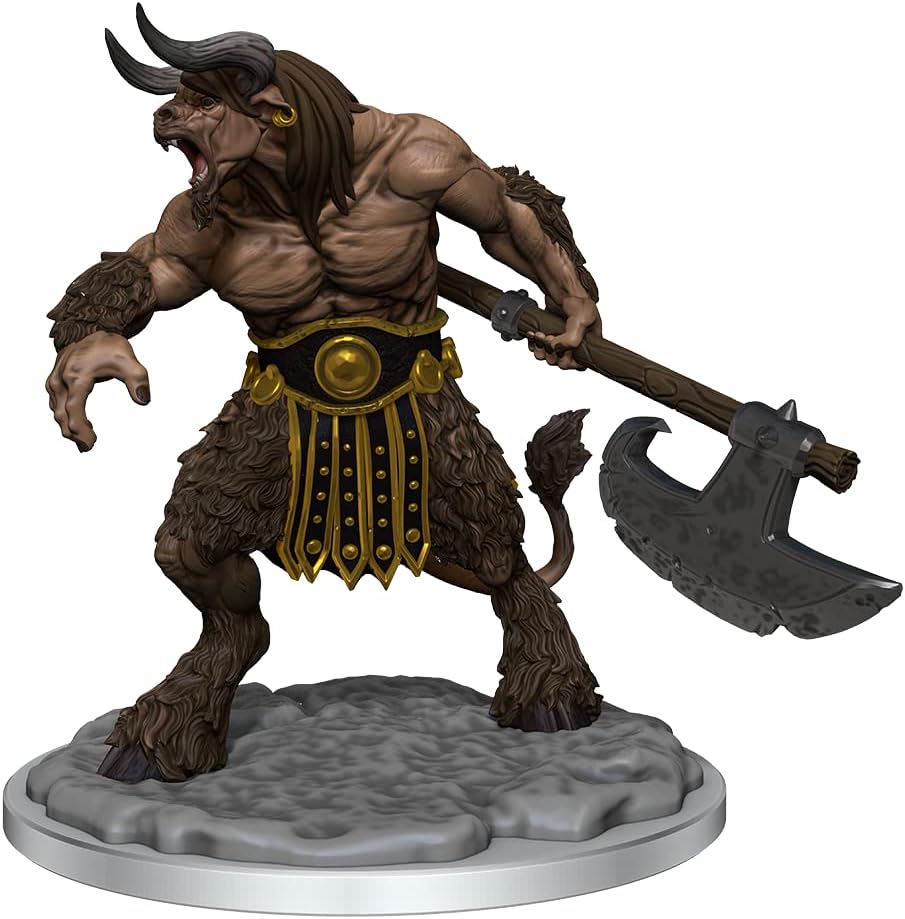 WizKids D&D Frameworks: Minotaur - Unpainted and Unassembled