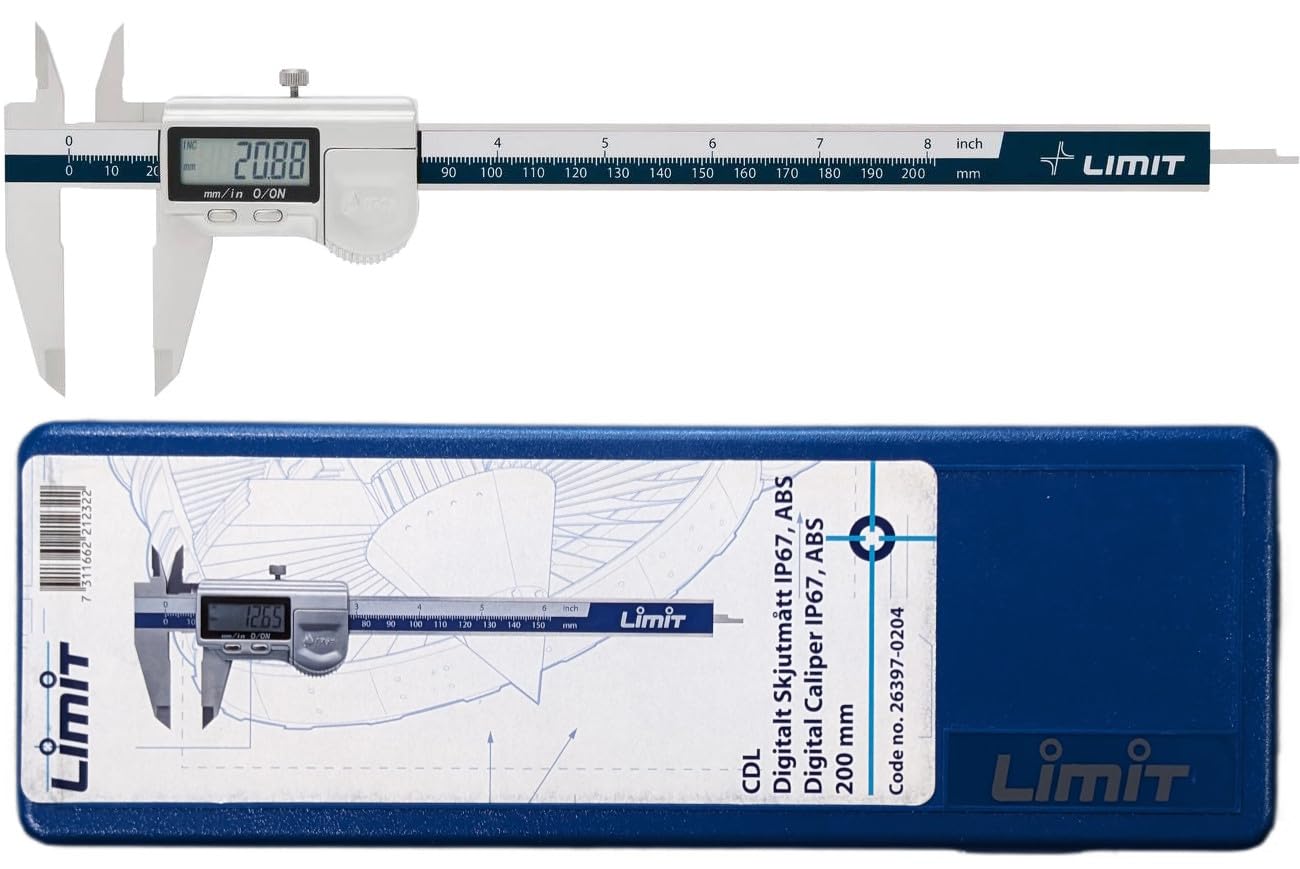 LIMIT Pie de rey digital cdl 200mm ip67 marca